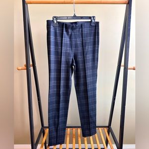 Anthropologie x Sanctuary Pull On Ponte Pants Black Plaid Size Medium